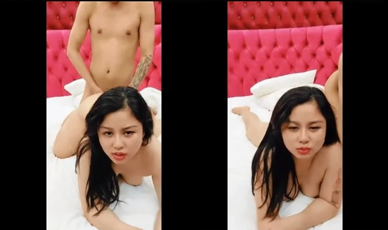 Hai vợ chồng live stream đụ - 1